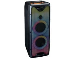 Lenco - PA-260BK - PA-systeem met complete LED-voorverlichting