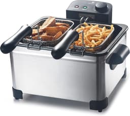 Elektrische Friteuse 5 L met Afneembare Manden - Hoge Capaciteit en Eenvoudige Reiniging — thumbnail 3