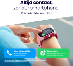 Qlokkie Kiddo Slim 2 Zwart – GPS horloge kind – Smartwatch kinderen – GPS tracker kind met nauwkeurige locatiebepaling – GPS horloge met simkaart – Videobellen – SOS functie – Stel veilige zones in – Waterdicht IP68 — thumbnail 4