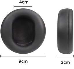 Geschikt voor Microsoft Microsoft Surface Headphone Case Headphones 1e generatie 2e generatie oorhoes Sponge Leather Pad (Zwart) — thumbnail 3