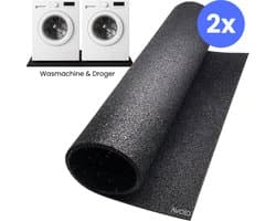 AVOID® 2x Anti Tril Mat voor Wasmachine en Droger - Geluiddempend, Anti-Slip en Trillingsvrij voor Stabiele Apparaten