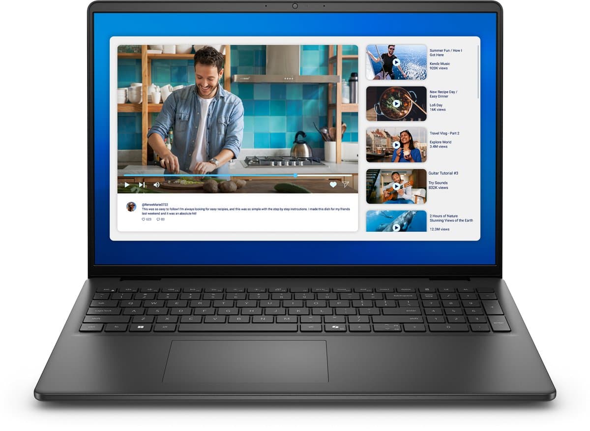 DELL DC16250 - Intel Core 5 120U Laptop - 16 inch - Full HD+ - 16GB/512GB — afbeelding 1
