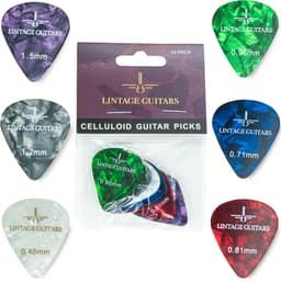 12 PCS Mix - Plectrum voor gitaar - Plectrums - Plektrum - 0.46 t/m 1.50 Plectrum - Celluloid Guitar Picks — thumbnail 4