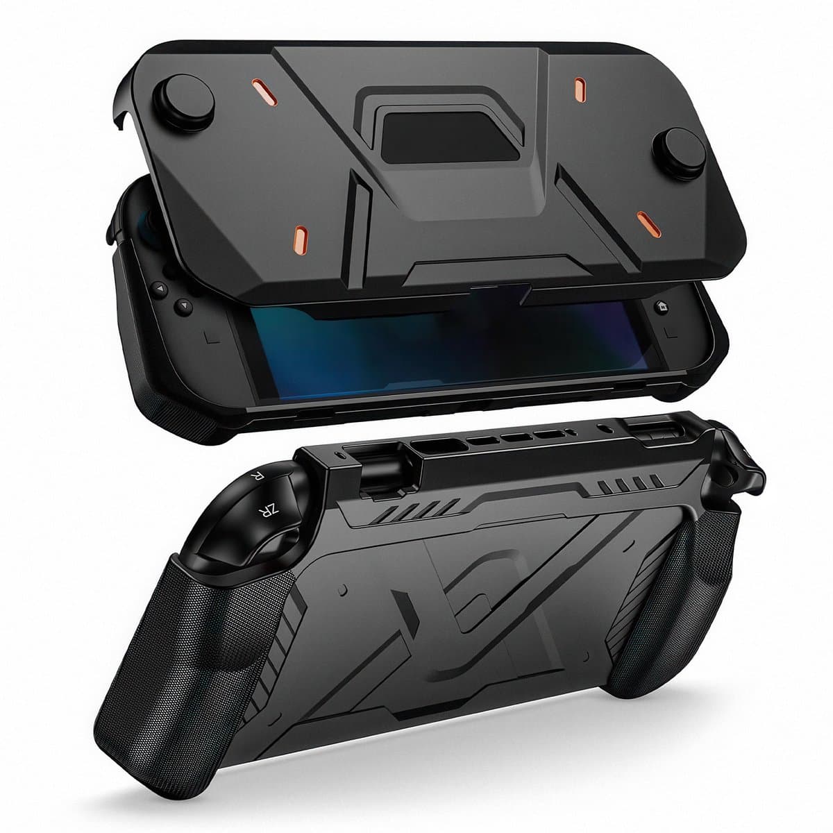 YONO Hard Case geschikt voor Nintendo Switch 2 - Ergonomische Grip Hoesje met Cover - Beschermhoes - Zwart — afbeelding 1