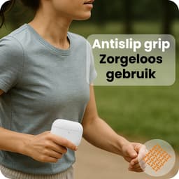 Hoesje - Geschikt voor Apple Airpods Pro 3 - met Clip - Siliconen Hoes - Silicone Case Cover - Wit — thumbnail 5