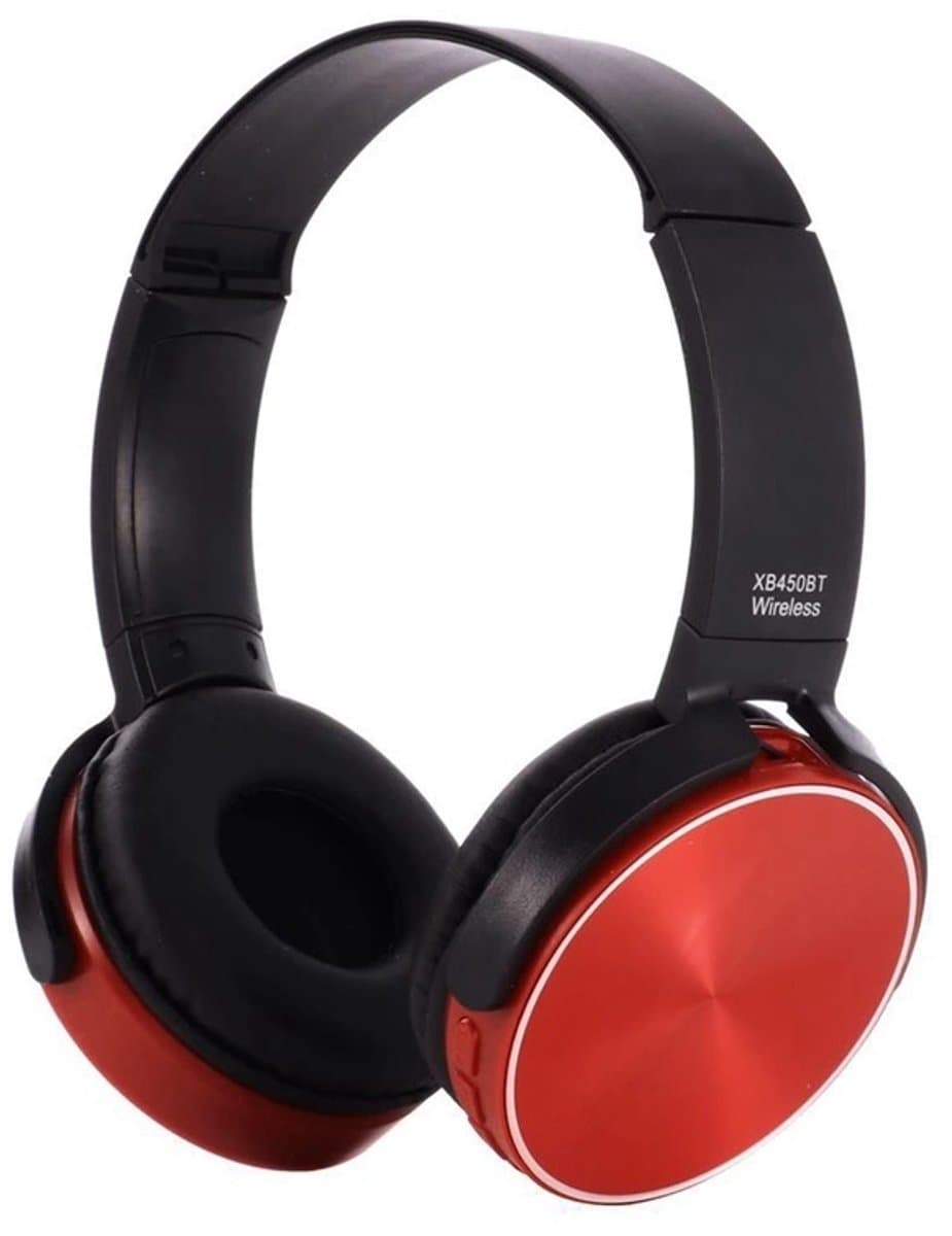 Hbs Xb450bt Draadloze On-ear Koptelefoon Rood — afbeelding 1