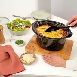 MMP® Slowcooker met timer - Slowcooker - Crockpot - Zwart - 31cm x 22cm x 30cm — thumbnail 4