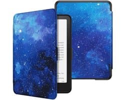 7 inch E-reader Hoes met Automatische Slaap/Wek functie - Lichtbeschermende Gevallen voor Kindle Paperwhite en Colorsoft - Blauw