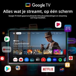 CHiQ U43QM10V - Smart TV 43 Inch - QLED Pro Google TV - UHD 4K - Randloos Metal Design - Dolby Audio - Nieuw — thumbnail 21