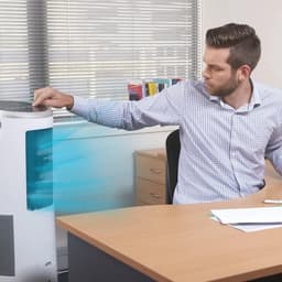 Aircooler met waterkoeling - 3 niveaus - Krachtige maxi-tower-luchtkoeler met 8,5L tankvolume voor langdurig koelen — thumbnail 5