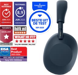 Sony WH-1000XM6 - Draadloze koptelefoon met Noise Cancelling - Blauw — thumbnail 2