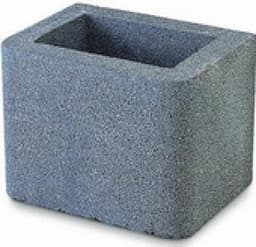 Intergard Barbecue beton houtskool bbq verlengstuk grijs 30x30x35cm — thumbnail 3
