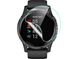 Screenprotector geschikt voor Garmin Vivoactive 4 - Crystal Clear PET Glas Folie