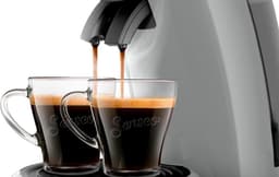Philips Senseo Original Koffiepadmachine HD6553/70 - Keuze uit 1 of 2 Kopjes - Automatische Uitschakeling - Duurzame Materialen - Zilvergrijs — thumbnail 2