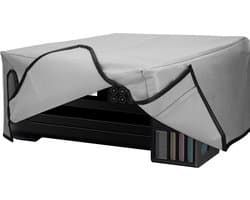 kwmobile hoes geschikt voor Epson EcoTank ET-2850 / EcoTank ET-2856 / Home XP-5200 - Beschermhoes voor printer - Stofhoes in lichtgrijs