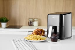 MPM - Airfryer 4,5 Liter Heteluchtoven - Digitaal LED-Display - 1400W Hetelucht Friteuse - Zwart — thumbnail 19