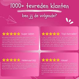 CosmoToys® Kids Tablet - Kindertablet - Tablet Kinderen - Vanaf 3 Jaar - Speelgoed voor in de Auto & Onderweg - 7 Inch - Android 11 - Ouderlijk Toezicht - 3500 mAh - Roze — thumbnail 2