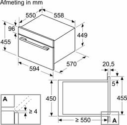 Bosch Serie 4 - CMA583MB0 - Compacte magnetron met hetelucht - Zwart — thumbnail 7