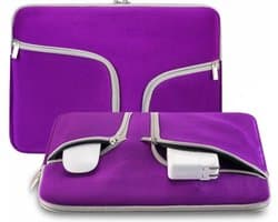 Sleeve Hoes Cover Laptop tot 11,6 inch - Paars
