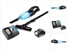 Makita DCL 180 RF1 B accu stofzuiger 18 V zwart + 1x oplaadbare accu 3.0 Ah + lader — thumbnail 1