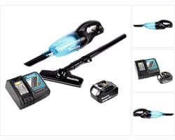 Makita DCL 180 RF1 B accu stofzuiger 18 V zwart + 1x oplaadbare accu 3.0 Ah + lader