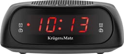 Krüger&Matz Wekkerradio - FM/AM - Snooze Functie - KM0824 - Zwart — thumbnail 1