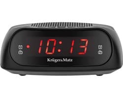 Krüger&Matz Wekkerradio - FM/AM - Snooze Functie - KM0824 - Zwart