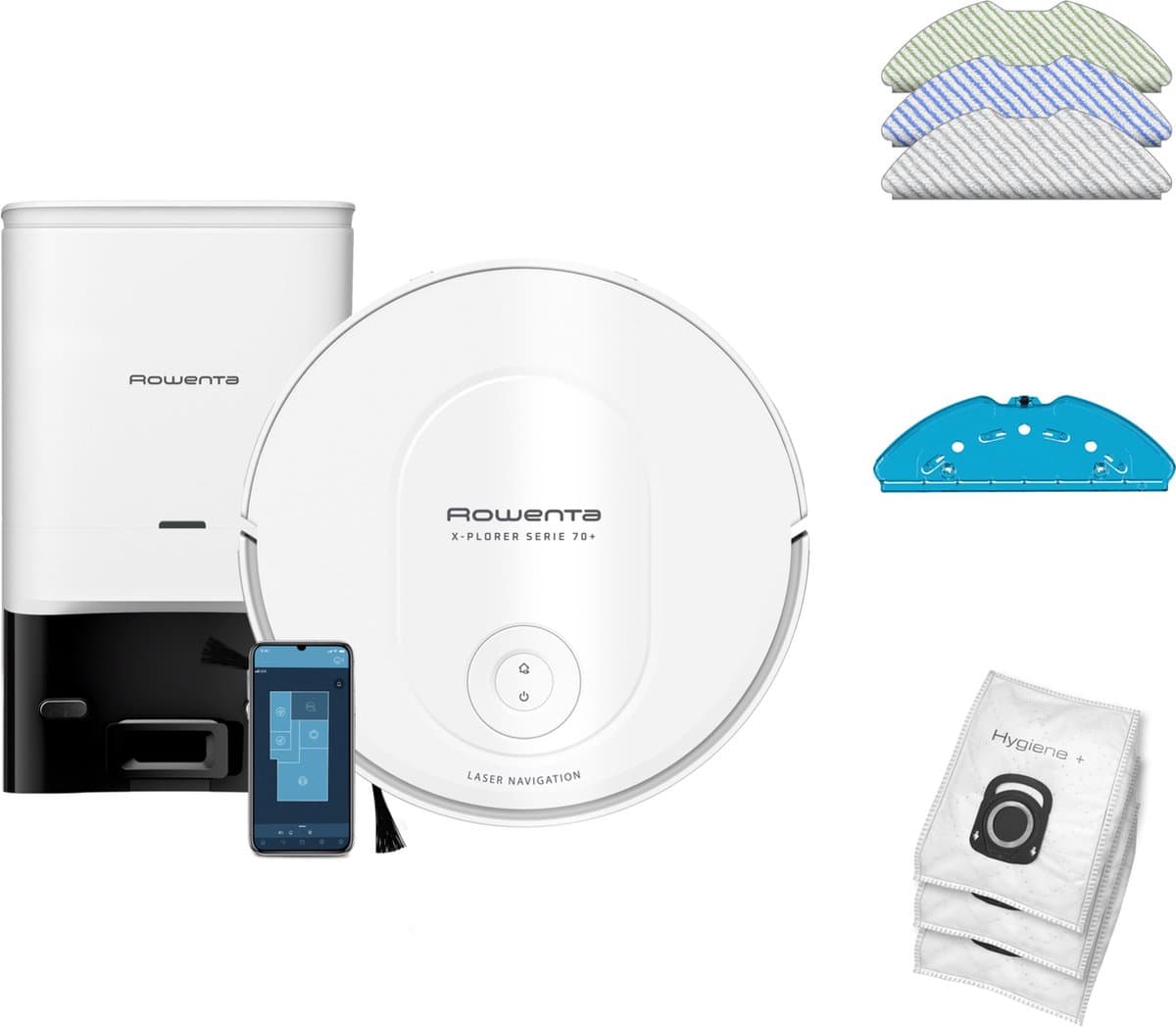 Rowenta RR8497WH X-Plorer Series 70+ robotstofzuiger - dieren & allergie — afbeelding 1