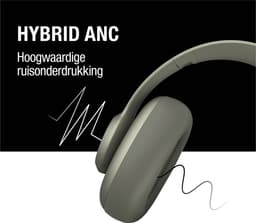 Fresh 'n Rebel Clam Ace – Draadloze Bluetooth Koptelefoon met Active Noise Cancelling - 60 uur Speeltijd - Met volume wiel - Dried Green — thumbnail 4
