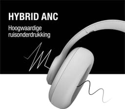 Fresh 'n Rebel Clam Ace – Draadloze Bluetooth Koptelefoon met Active Noise Cancelling - 60 uur Speeltijd - Met volume wiel - Ice Grey — thumbnail 6