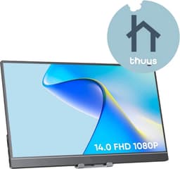 Thuys - Portable Monitor - Draagbare Monitor - Draagbaar Scherm - Hoogwaardige Kwaliteit — thumbnail 1