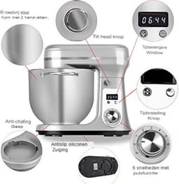 Mixer met Mengkom - Mixer met Kom - Mixer met Mengkom Keukenmachine - Mixer Keukenmachine — thumbnail 2