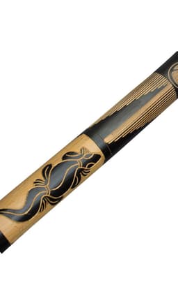 Rainstick 100cm carved — thumbnail 3