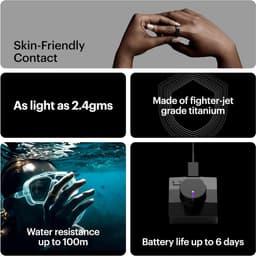 ULTRAHUMAN Ring AIR – Smart Ring | Geen maandabonnement | Bepaal eerst de juiste maat met de Sizing Kit | Slaaptracker - Hartslagmeter - Fitnesstracker – Air Gold – Size 8 — thumbnail 5