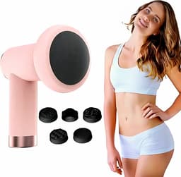 FineMart - Dieprollende Massage - Massage Pistool - Massage Apparaat - Cellulite Massage Apparaat - Oplaadbaar en Draadloos - Roze — thumbnail 2