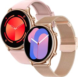 Cinturio Elegance Smartwatch voor dames - Twee bandjes goud en roze! — thumbnail 1