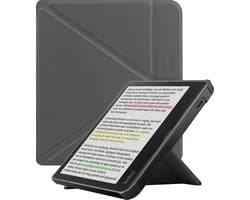 Hoes Geschikt voor Kobo Libra Colour - E-reader Bescherm Hoesje Case Sleep Cover Trifold - Hoes Geschikt voor Kobo Libra Colour Hoesje - Grijs