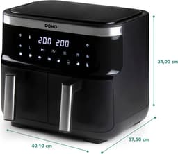 DOMO DO537FR - Deli-fryer 'double fry zone' - 2x 4 L - 2850 W — thumbnail 9