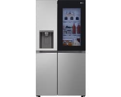 LG InstaView GSGV81PYLL, Vrijstaand, Amerikaanse deur, Zilver, 2 deur(en), Prime Silver, Touch