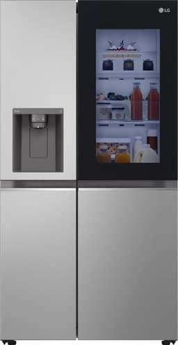 LG InstaView GSGV81PYLL, Vrijstaand, Amerikaanse deur, Zilver, 2 deur(en), Prime Silver, Touch — thumbnail 1