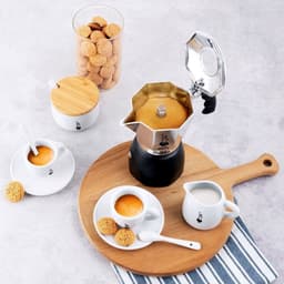 Bialetti Brikka Revolution 4 Kops – Espressopot met Crema – Aluminium Mokapot – Authentieke Italiaanse Koffie — thumbnail 2