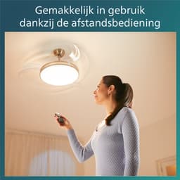Philips Bliss LED-plafondlamp - met ventilator - goud — thumbnail 5