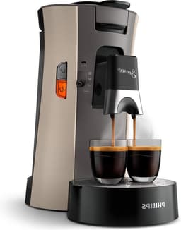 Senseo Select Koffiepadapparaat - Mild Sterk Espresso - 1 of 2 Kopjes - 0.9 Liter Waterreservoir - Verstelbare tuit - Eco - Nougat - CSA240/30 — thumbnail 1