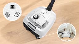 Bosch Serie 4 BGL38WH2 stofzuiger 4 l Cilinderstofzuiger Droog 600 W Stofzak — thumbnail 4