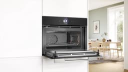 Bosch CMG7361B1 - Serie 8 - Compacte inbouwoven met magnetron - 60 cm x 45 cm - Air Fry-functie: voor perfect en gezonde gefrituurde gerechten - eenvoudige reiniging van de oven - Home Connect — thumbnail 5