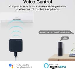Panamalar Smart IR Remote Control, Smart Home, Automation, Wireless, WiFi, Universele IR Afstandsbediening, Compatibel met Infrarood Apparaten, Compatibel met Alexa en Google Home, geschikt voor Apple en Android Smartphones — thumbnail 5