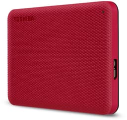 External Hard Drive Toshiba CANVIO ADVANCE Red 4TB USB 3.2 Gen 1 — thumbnail 3