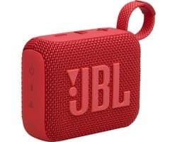 JBL Go 4 - Draadloze Bluetooth Mini Speaker - Draadloos Muziek Box - 7 uur - IP67 - Waterbestendig - Rood