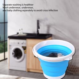 Draagbare Mini Wasmachine - Opvouwbare Wasmachine - Thuis Wasmachine - Camping - USB - 10L - 6W - Mini wasmachine — thumbnail 5
