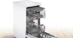 Bosch Serie 4 SPS4HMW49E, Vrijstaand, Slimline (45 cm), Wit, Zwart, Knoppen, 1,65 m — thumbnail 5